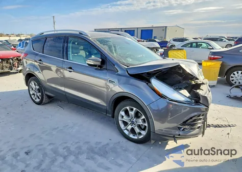 2014 Ford Escape Titanium z USA, uszkodzony, nr VIN 1FMCU9JX6EUD99722